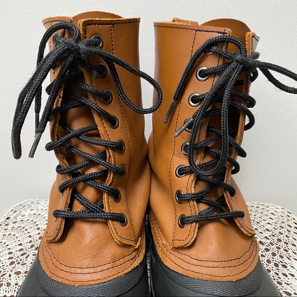 J Crew Duck Boots Lace Up Hi Top - Picture 5 of 16